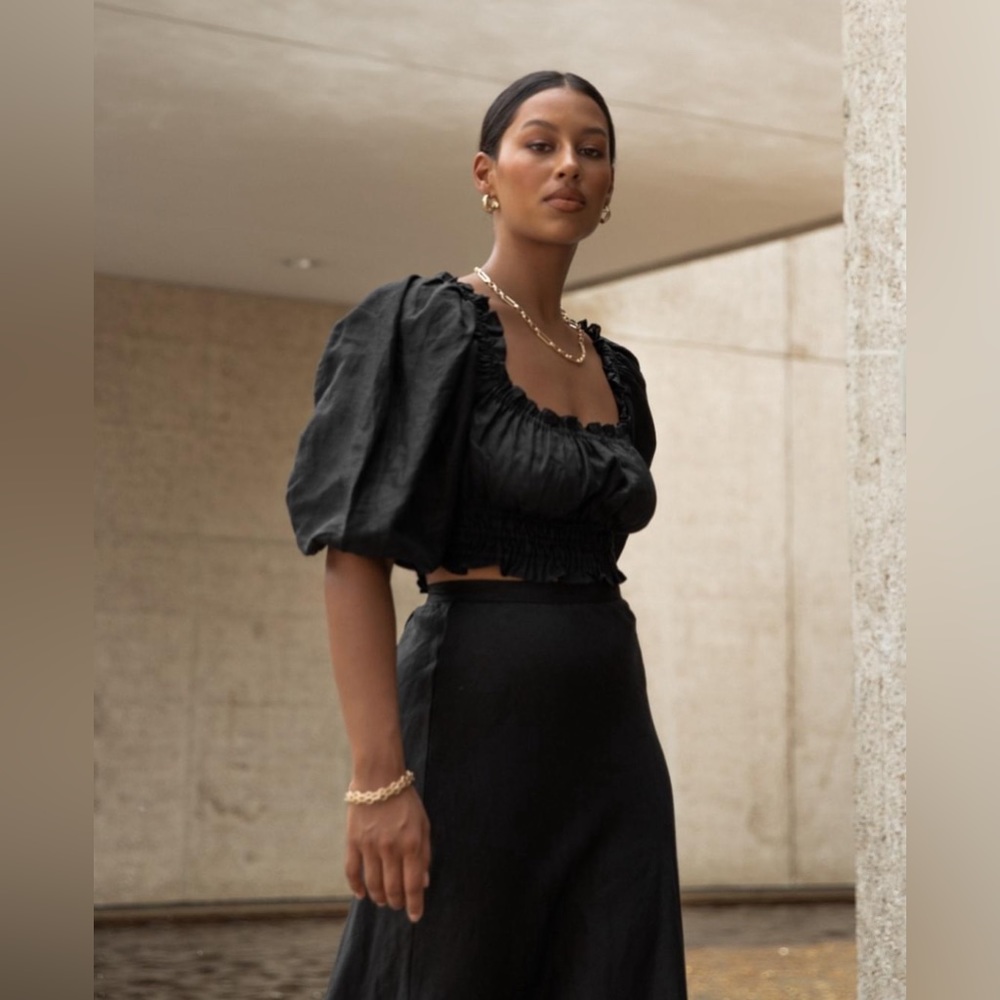 DISSH 2 piece 100% linen set